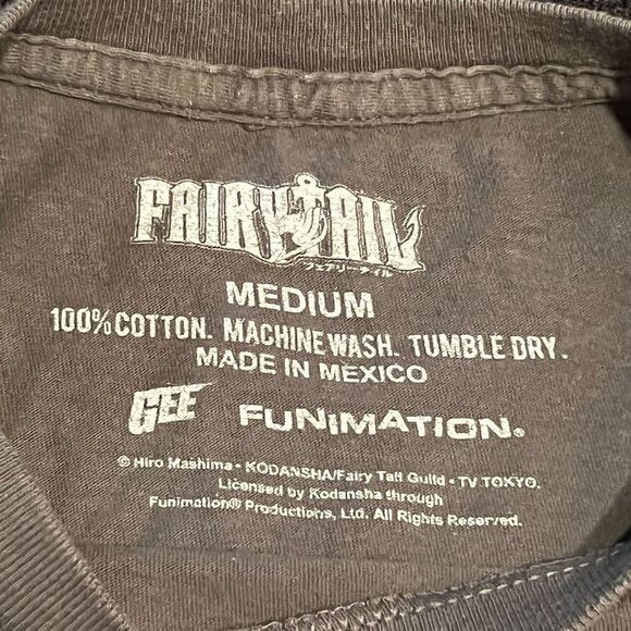 Fairy Tail Natasha Dragneel Grey Graphic Tee Shirt / Size M - Picture 4 of 4
